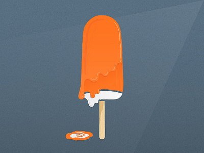 Creamsicle creamsicle illustration melting treats vector