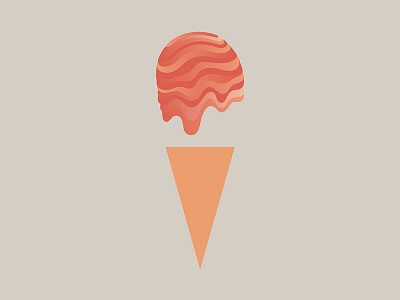 Layers on Layers drip fluid gradient ice cream illustration layers liquid melt melting tones vector