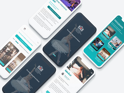 Brussels International Ballet Mobile App UI Kit (unofficial) balltet design design system iphone iphone11pro mockup ui design ui kit uidesign uxui uxuidesign