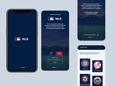 MLB_Mobile UI Kit