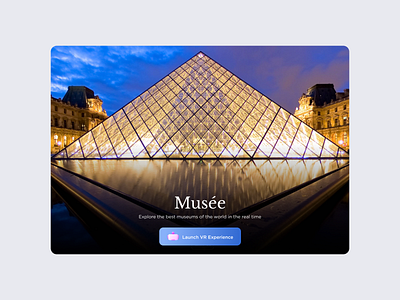 Museum VR App application ar art artworks exhibition experience figma louvre museum reality tablet trends ui ux virtual vr widgets