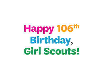 Girl Scouts Birthday