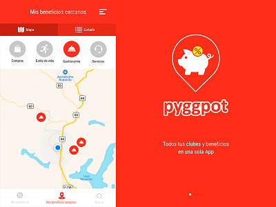 Pyggpot App Design app mobile
