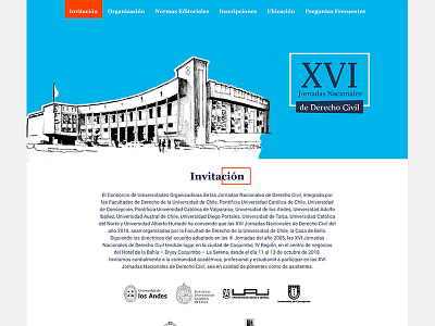 Landing Page Jornadas Derecho Civil