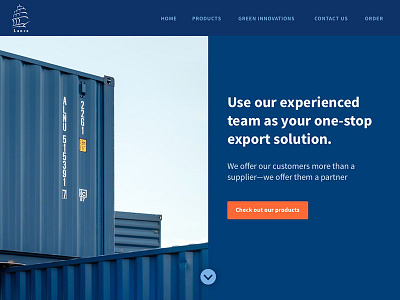 Export Services Landing Page