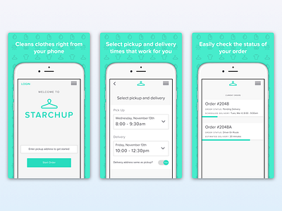 App Store Screenshots for Starchup
