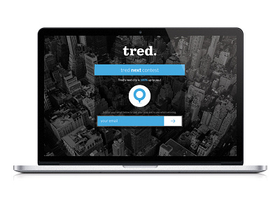 Tred email landing page submit