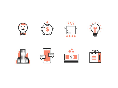 Eye Cons icons illustration