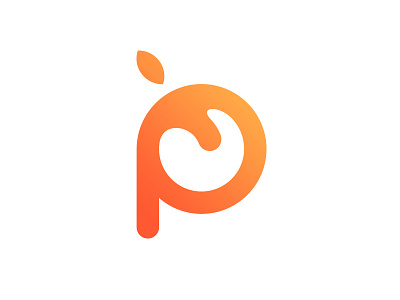 Unused Concept #2 logo p peach