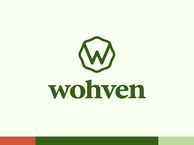 Wohven - Wordmark branding identity logo serif typography wordmark
