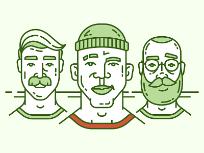 Wohven Illustration - Guys apparel guys illustration line art men stroke