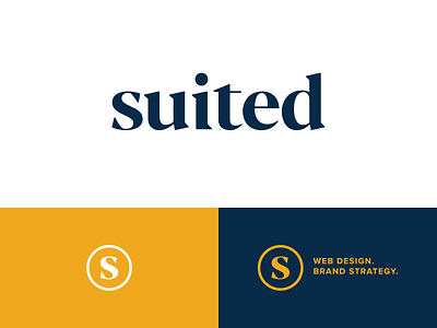 Suited agency branding logo wordmark