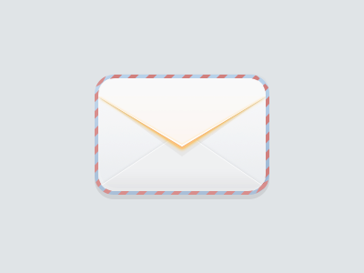 simple but not flat envelop flat icon mail simple