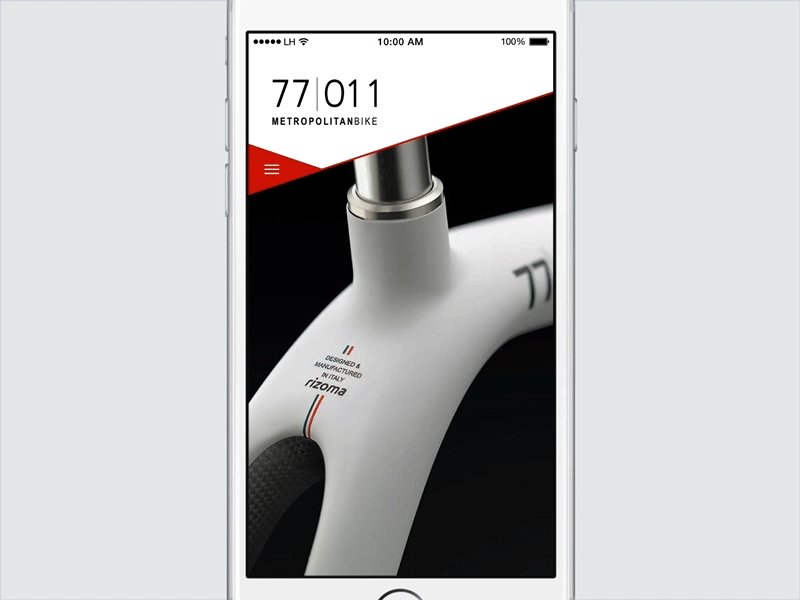 Rizoma 77|011 app bike concept flat rizoma showcase web