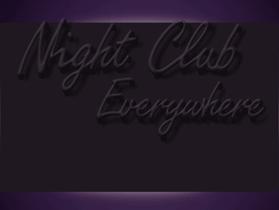Club, Opened Gif animate animation club font gif neon night