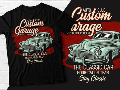 Classic car t-shirt