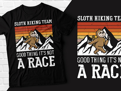 Sloth Hiking Team T-shirt