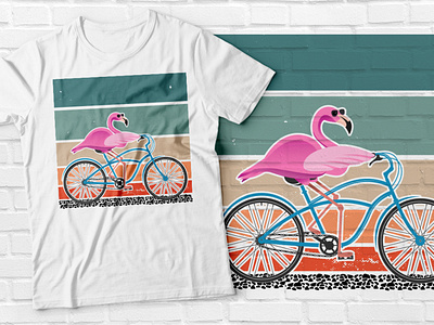 Flamingo Cycling T-shirt