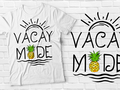 Vacay Mode Summer T-shirt best selling t shirt branding design graphic design illustration motion graphics tee design typography
