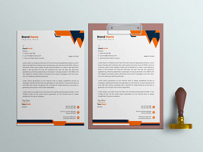 A4 Letterhead Design