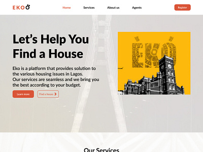 House and Location Landing page branding design graphic design ui ux vector