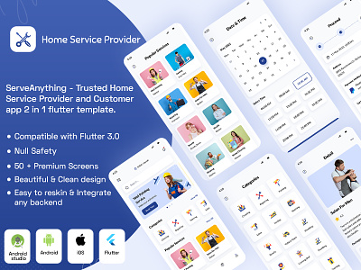 Serve Anything - Trusted Home Service Provider and Customer app