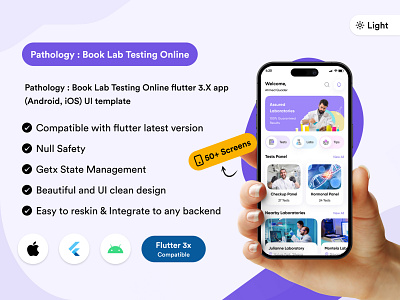 Pathology : Book Lab Testing Online flutter 3.x