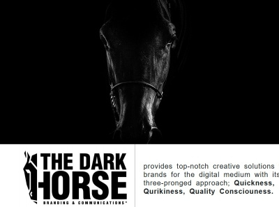 THE DARK HORSE adobe adobexd appdesign branding graphic design graphicdesignui adobexd logo signtip graphicdesigncentra thedesigntip ui userexperience userinterface webdesign