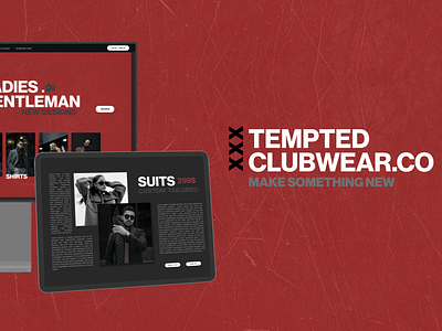 Temtedclubware.co - clothing website design app branding design graphic design illustration logo ui ux