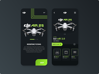 DJI Drone - Drone Shop app 3d animation application branding design digital online app dji app drone drone app drone online app ecommerce app graphic design illustration logo ui ux vector web