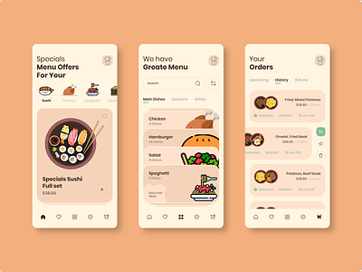 MEGO FOOD RESTAURANT APP app development branding app chinses food app delivery app design ecommerce app food app graphic design illustration menu restaurant app ui ui ux food ux web