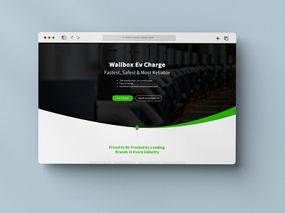 Wallbox Ev charge - web landing page