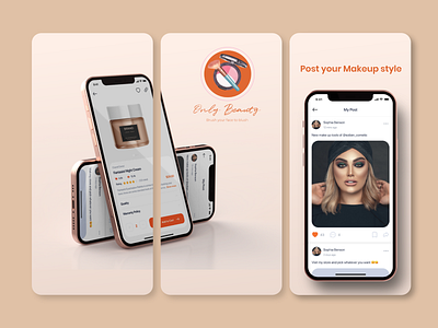 App store Screenshot-Only Beauty App app screenshot app store app store screenshot beauty app beauty app screenshot branding design graphic design illustration play store play store screenshot sacreenshot ui ux