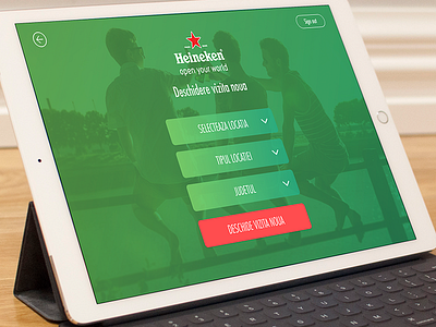 Heineken - Merchandiser Tablet App app design heineken interface marketer marketing merchandiser tablet user