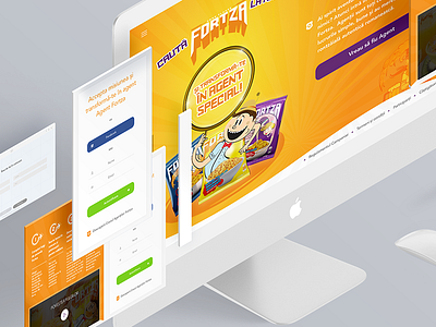 Fortza campaign campaign landing page ui user experience user interface ux