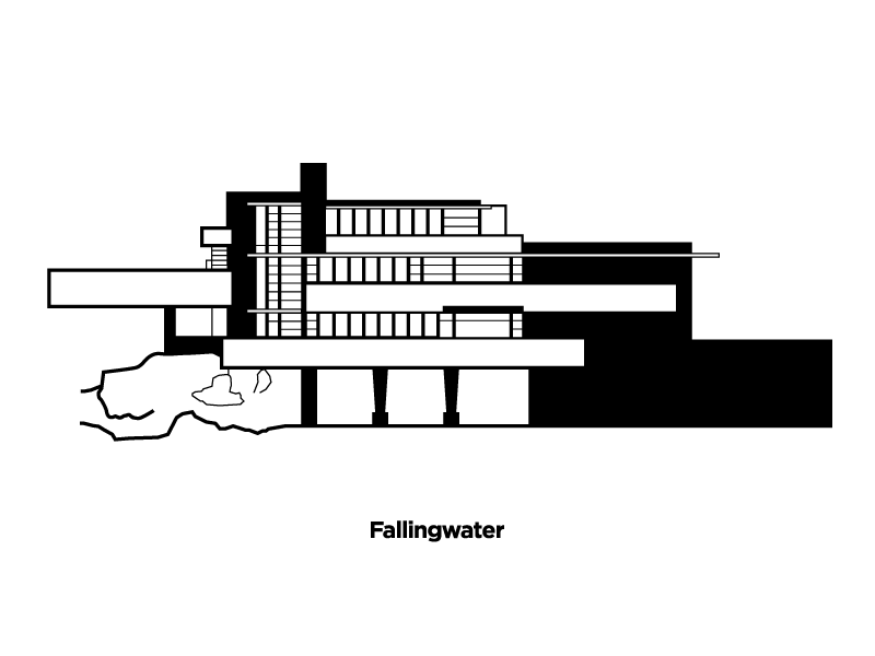 Fallingwater by Ryan Smith for Blend on Dribbble