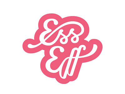 Ess Eff california ess eff illustration lettering san francisco script sf the city