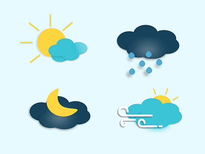 3D Weather Icons 3d 3dgraphic 3dicons animation branding design digitalicons graphic design illustration logo mobileicon sympols ui ux vector weathergraphics weathericons weatherimage weatherlogo