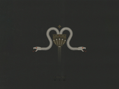 Snakes + Chalice branding chalice dark design graphic design identity illust illustration ornate snake snakes vector