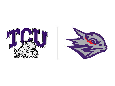 TCU Logo Comparison branding football frog horned frog logo mascot ncaa sports tcu texas toad