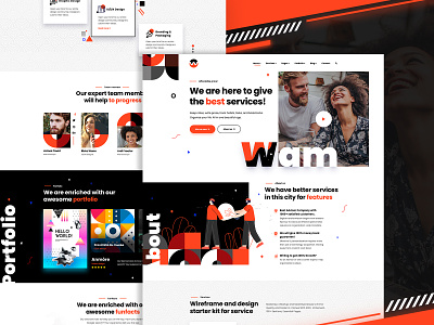Wam - Creative Agency agency consulting corporate creative creative business digital marketing marketing agency minimal modern portfolio saas startup