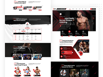 Gym & Fitness Web Design