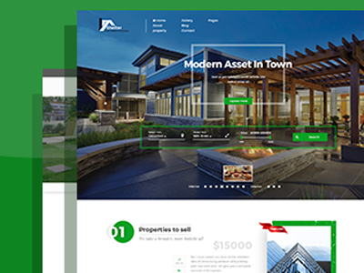 Real Estate & Property PSD Template