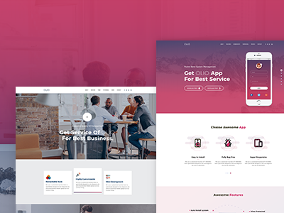 Olio - Premium Multipurpose Marketing Landing Page