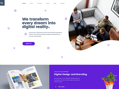 Miex - One Page Parallax agency blog bootstrap business clean creative modern multipurpose one page parallax portfolio