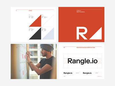 Rangle Style Guide Preview agency branding colour logo photography style guide typography