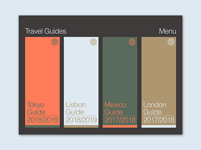 Travel Guides Landing Page