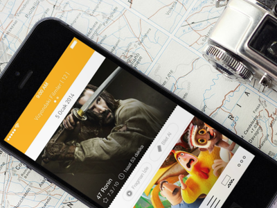 Cinema App application cinema flat ios7 mobile movie navigation ticket ui ux