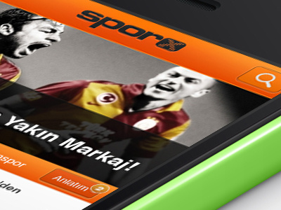 Sporx iOS App aplication app haber interface ios iphone news spor sport sporx ui ux