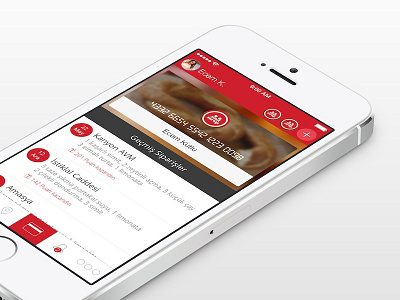 Loyalty Card Screen blurred ios7 loyalty card simit sarayi ui user ux